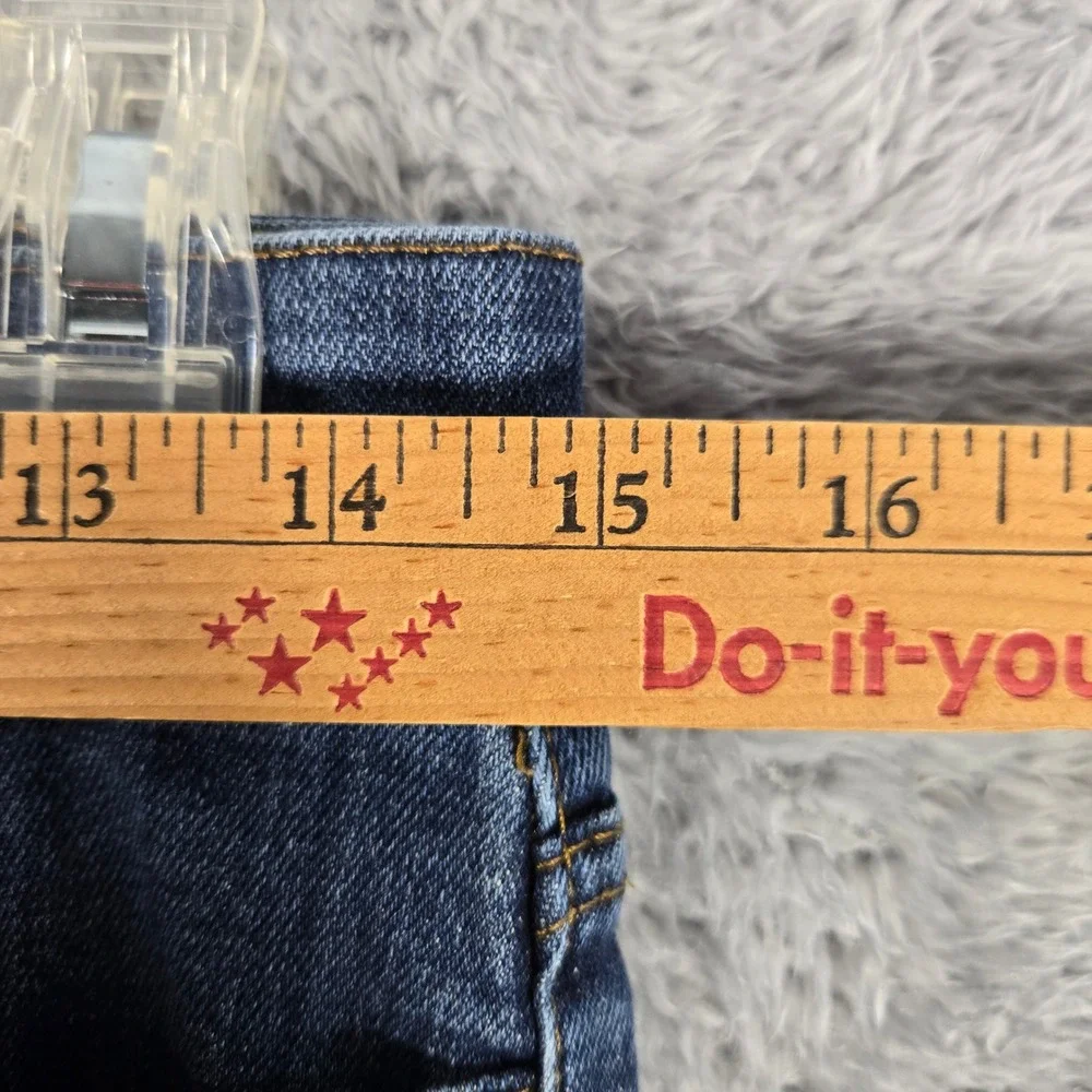 Talbots Simply Flattering 5-Pocket Jeans Womens 4P Dark Wash Straight Leg Denim
